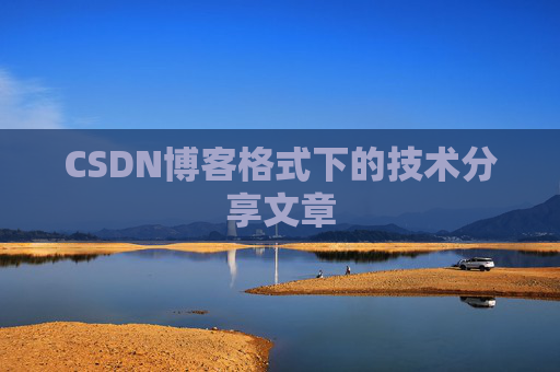 CSDN博客格式下的技术分享文章